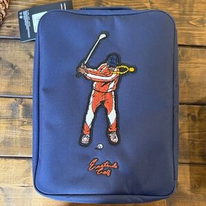 Blue Embroidered Jordan Men's Shoe Bag